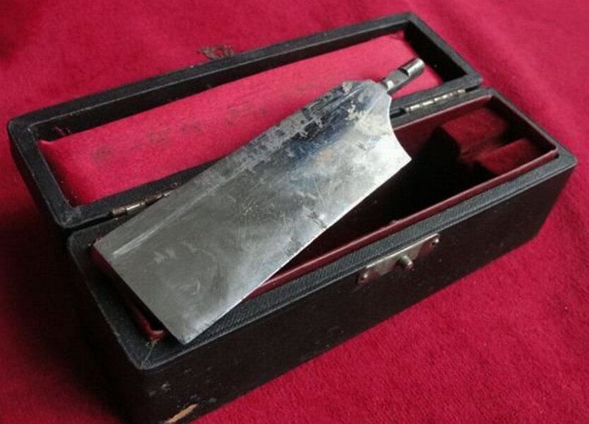 Walb,Wilhelm Heidelberg 9-8'' SQ Präparationsmesser mit Schaft ca.1900 a.jpg