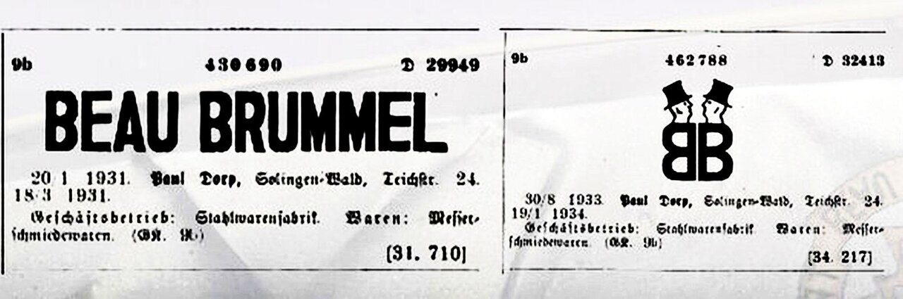 BeauBrummel BB Paul Dorp,Teichstr.24,Wald-Solingen (Dorp&Voos-DOVO) 1931+33.jpg