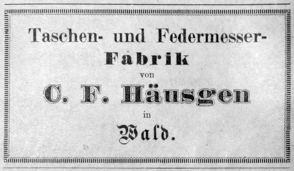 Häusgen,Carl-Ferdinand Federmesserfabrikant, Strauch,Wald(SG) 1884 Inserat ABSG b.jpg